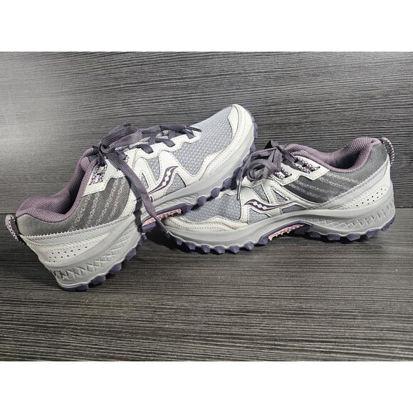 Saucony Womens Excursion TR14 Sneaker Sz 9.5 Gray Trail Running Shoe S10584-16 - Picture 7 of 11